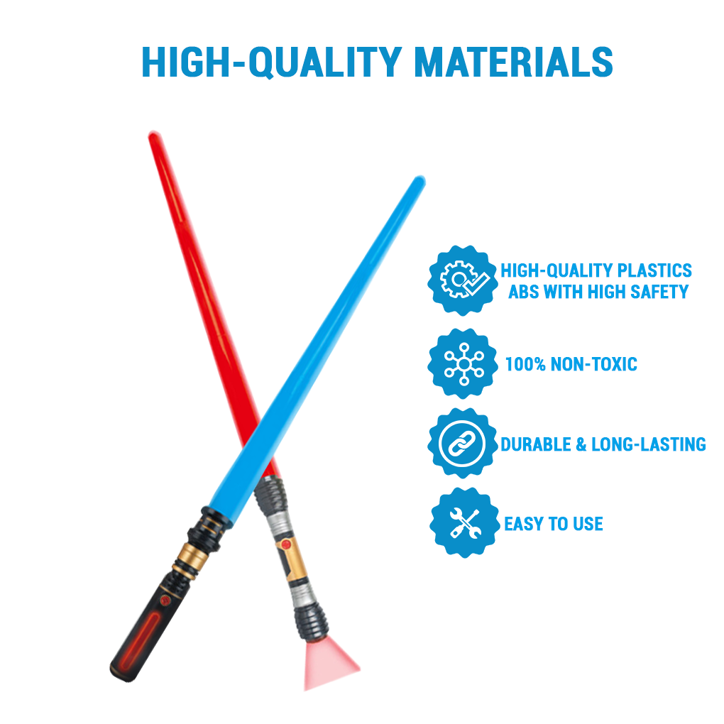 Star War Light Saber Laser Sword with Sound - LED Toy for Kids - 66 CM
